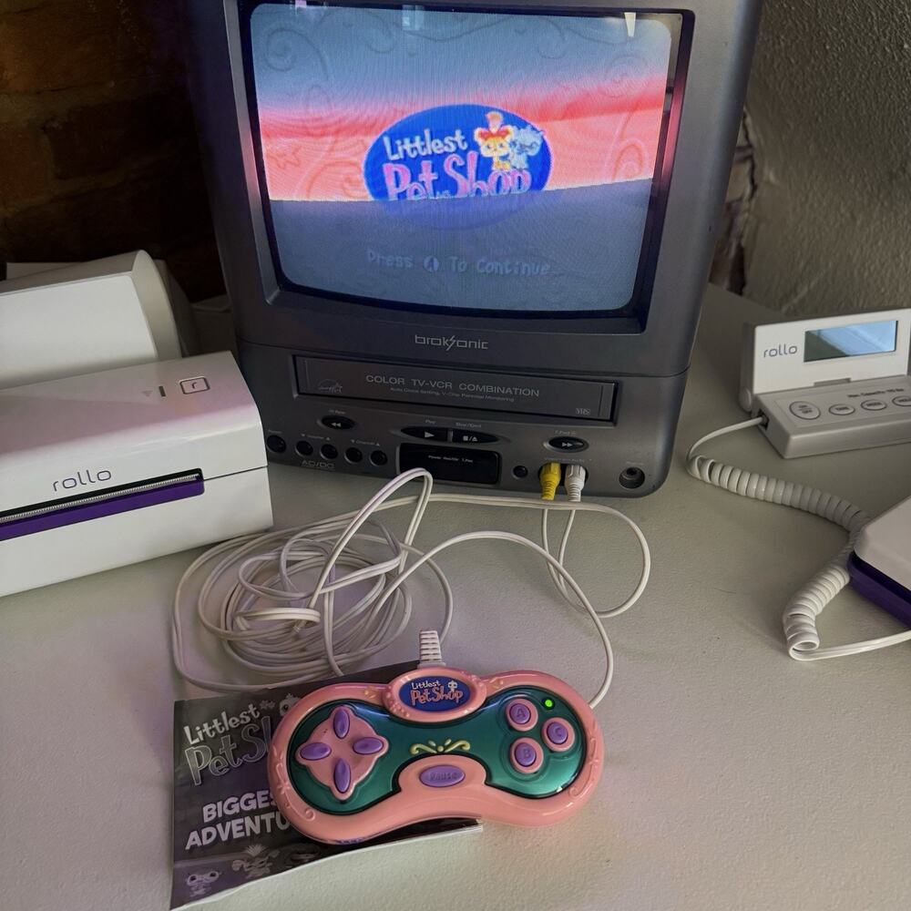 Vintage Littlest Pet Shop Biggest Adventure Plug N Play Controller W/Instruction